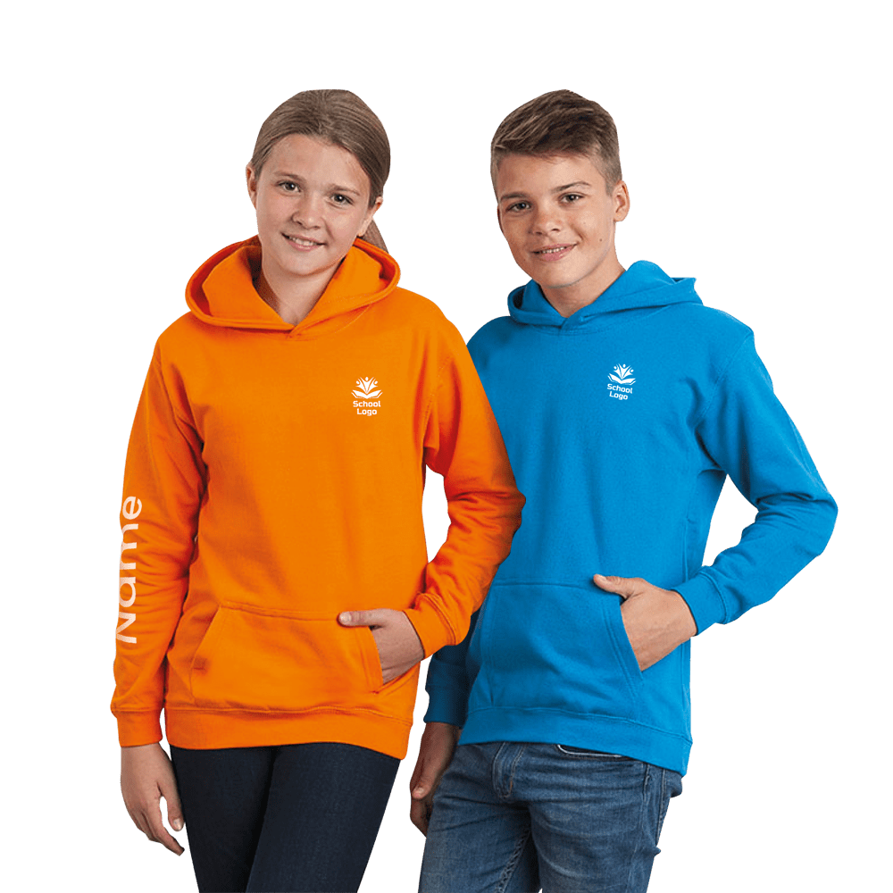 School hoodies boy and girl students